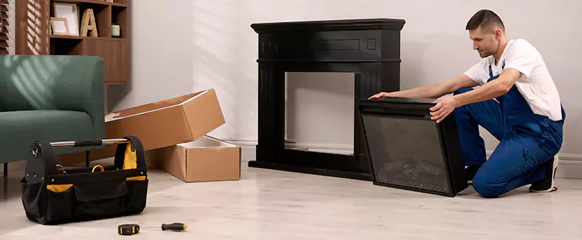 Old Rusted Metal Fireplace Repair And Replacement in Ashland, OH